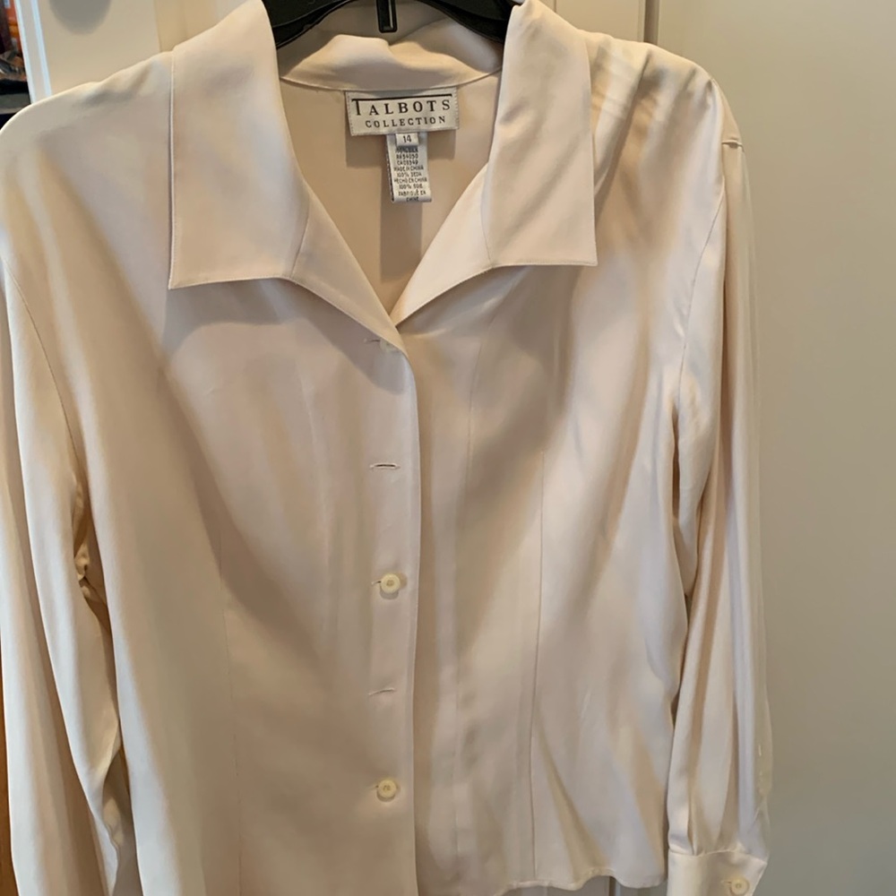 Talbots Vintage Silk Blouse